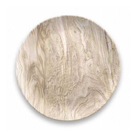 planta 木目調 ディナープレート 27cm デザートウッド ターホン TarHong メラミン食器 27cm 割れにくい バンブー おしゃれ 食洗機対応 プレート お皿 エコ ワンプレート 大皿 電子レンジ不可(代引不可)