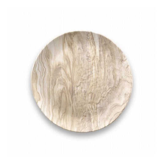 planta 木目調 サラダプレート 22cm デザートウッド ターホン TarHong メラミン食器 22cm 割れにくい バンブー おしゃれ 食洗機対応 プレート お皿 ワンプレート エコ 電子レンジ不可 食洗機対応(代引不可)