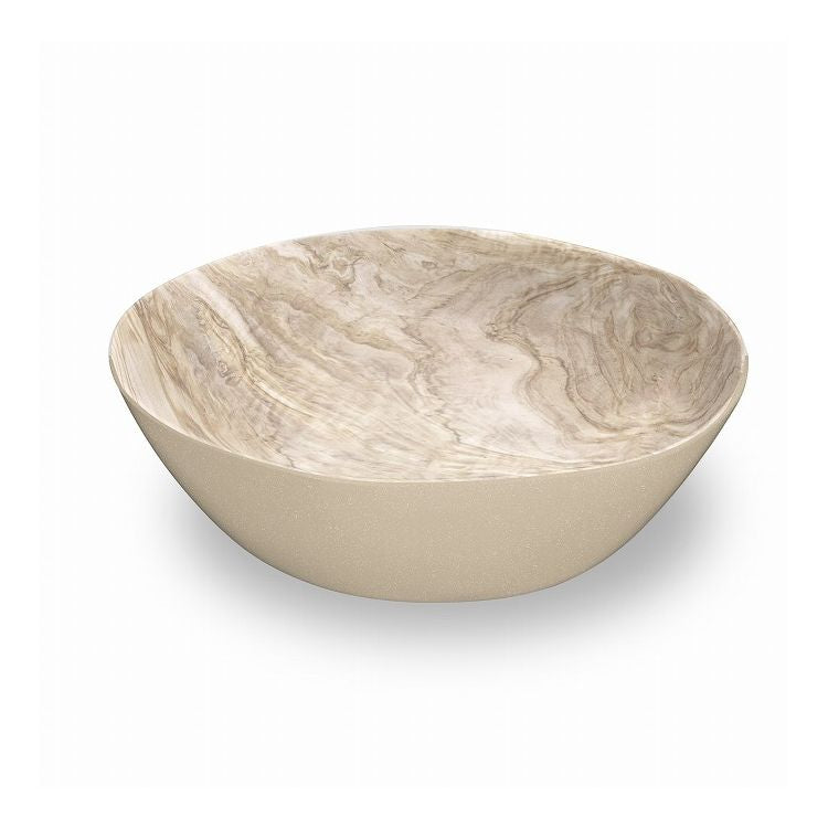 planta 木目調 サーバーボウル 31cm デザートウッド ターホン TarHong メラミン食器 31cm 割れにくい おしゃれ 食洗機対応 ボウル お皿 深皿 エコ 可愛い 電子レンジ不可 食洗機対応(代引不可)