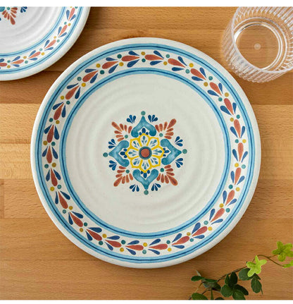 ラシーナメダリオン 7点セット メラミン食器 割れにくい おしゃれ 食洗機対応 ボウル お皿 深皿 可愛い 電子レンジ不可 食洗機対応 食器セット プレート(代引不可)