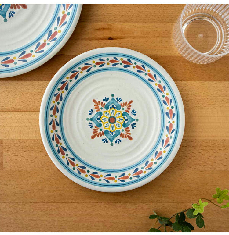 ラシーナメダリオン 7点セット メラミン食器 割れにくい おしゃれ 食洗機対応 ボウル お皿 深皿 可愛い 電子レンジ不可 食洗機対応 食器セット プレート(代引不可)