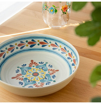 ラシーナメダリオン 13点セット メラミン食器 割れにくい おしゃれ 食洗機対応 ボウル お皿 深皿 可愛い 電子レンジ不可 食洗機対応 食器セット プレート(代引不可)