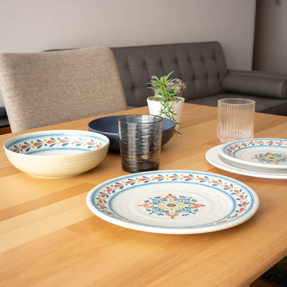 planta ラシーナメダリオン サラダプレート 22cm ターホン TarHong メラミン食器 22cm 割れにくい バンブー おしゃれ 食洗機対応 プレート お皿 ワンプレート エコ 電子レンジ不可 食洗機対応(代引不可)