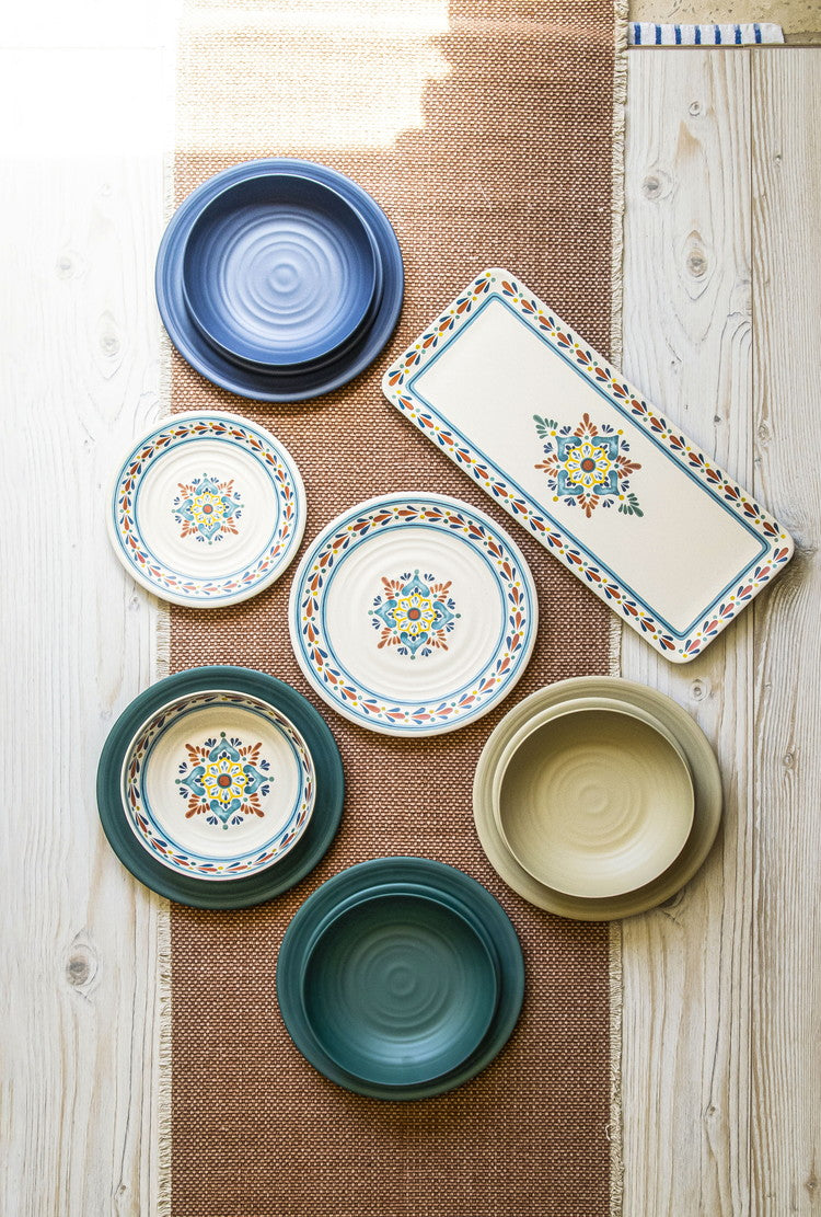 planta ラシーナメダリオン サラダプレート 22cm ターホン TarHong メラミン食器 22cm 割れにくい バンブー おしゃれ 食洗機対応 プレート お皿 ワンプレート エコ 電子レンジ不可 食洗機対応(代引不可)