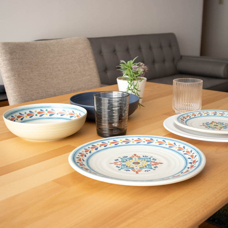 planta ラシーナメダリオン ローボウル 20cm ターホン TarHong メラミン食器 20cm 割れにくい おしゃれ 食洗機対応 ボウル お皿 深皿 エコ 可愛い 電子レンジ不可 食洗機対応(代引不可)