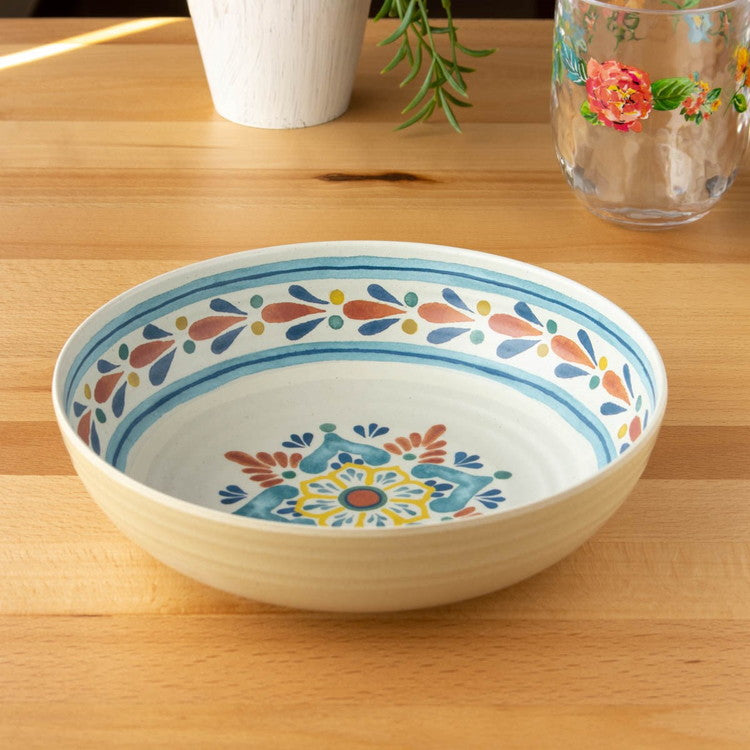 planta ラシーナメダリオン ローボウル 20cm ターホン TarHong メラミン食器 20cm 割れにくい おしゃれ 食洗機対応 ボウル お皿 深皿 エコ 可愛い 電子レンジ不可 食洗機対応(代引不可)