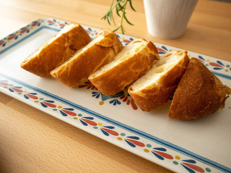 merge ラシーナメダリオン 長角トレイ 45cm ターホン TarHong トレー 45cm プレート トレイ お盆 メラミン食器 割れにくい おしゃれ 食洗機対応 パーティー 大皿 エコ 可愛い 電子レンジ不可(代引不可)