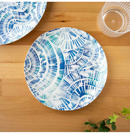 コースタルスカロップ 7点セット メラミン食器 割れにくい おしゃれ 食洗機対応 ボウル お皿 深皿 可愛い 電子レンジ不可 食洗機対応 食器セット プレート(代引不可)