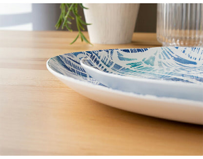 コースタルスカロップ 15点セット メラミン食器 割れにくい おしゃれ 食洗機対応 ボウル お皿 深皿 可愛い 電子レンジ不可 食洗機対応 食器セット プレート(代引不可)