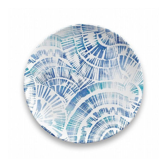 コースタルスカロップ サラダプレート 22cm ターホン TarHong メラミン食器 22cm 割れにくい おしゃれ 食洗機対応 プレート お皿 ワンプレート 可愛い 電子レンジ不可 食洗機対応(代引不可)