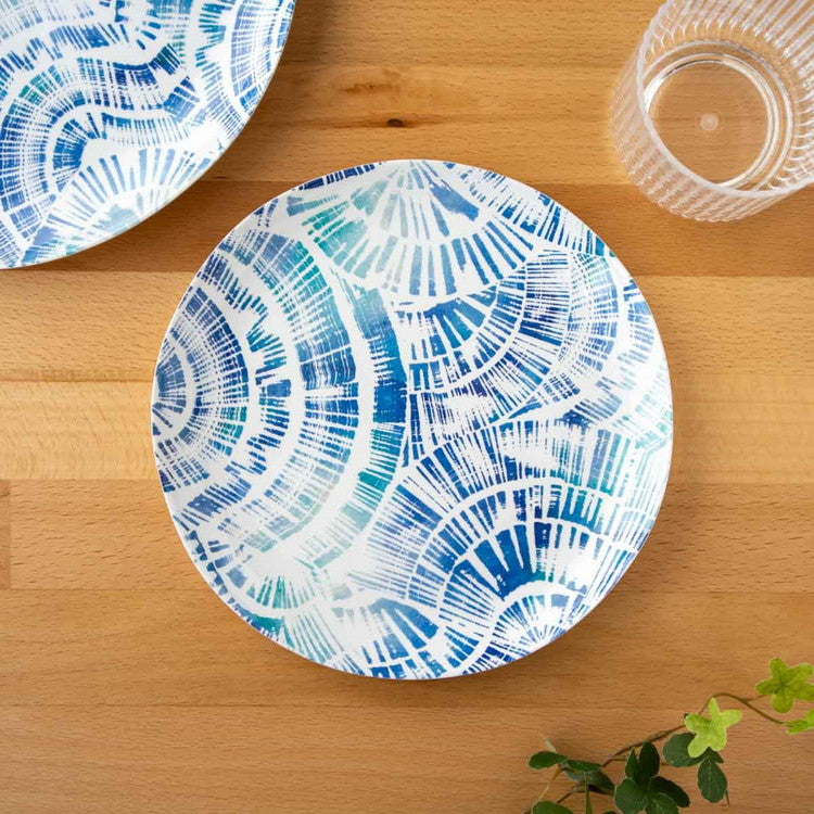 コースタルスカロップ サラダプレート 22cm ターホン TarHong メラミン食器 22cm 割れにくい おしゃれ 食洗機対応 プレート お皿 ワンプレート 可愛い 電子レンジ不可 食洗機対応(代引不可)
