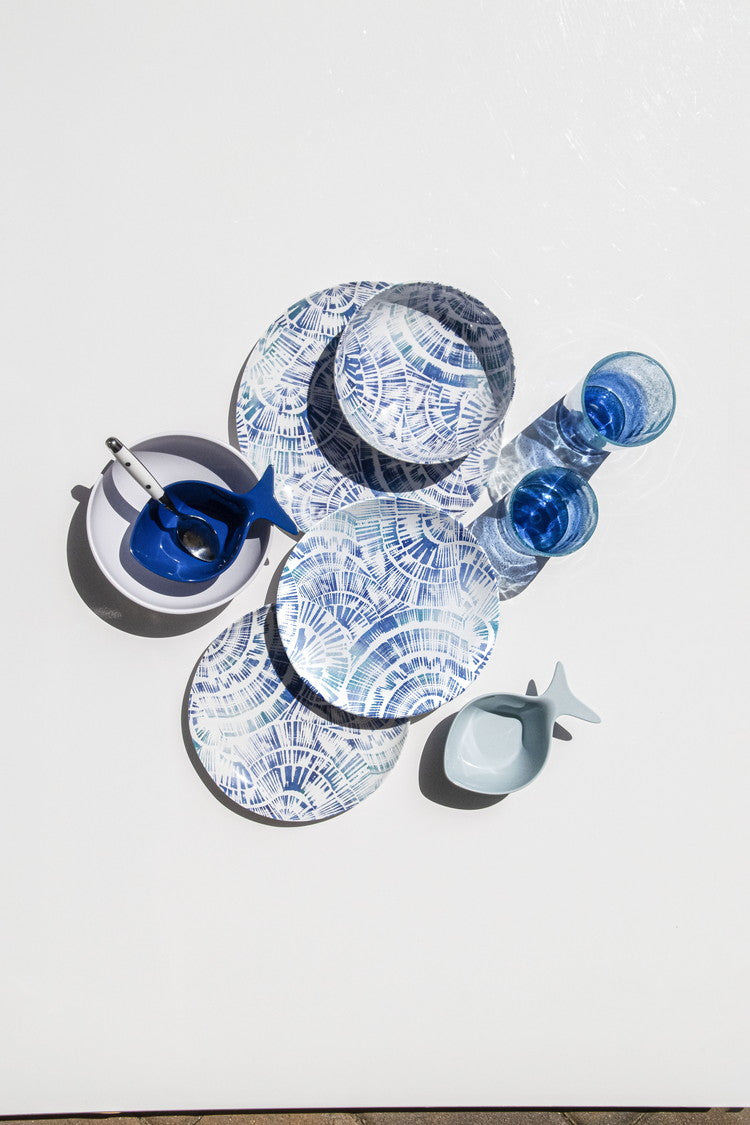 コースタルスカロップ サラダプレート 22cm ターホン TarHong メラミン食器 22cm 割れにくい おしゃれ 食洗機対応 プレート お皿 ワンプレート 可愛い 電子レンジ不可 食洗機対応(代引不可)