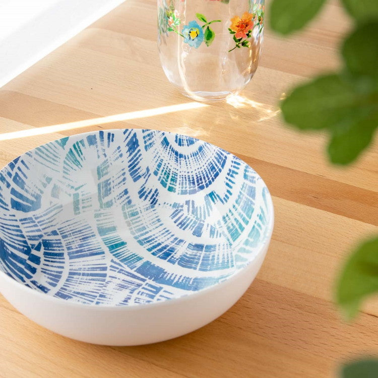 コースタルスカロップ ボウル 18cm ターホン TarHong メラミン食器 18cm 割れにくい おしゃれ 食洗機対応 ボウル お皿 深皿 可愛い 電子レンジ不可 食洗機対応(代引不可)