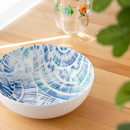 コースタルスカロップ ボウル 18cm ターホン TarHong メラミン食器 18cm 割れにくい おしゃれ 食洗機対応 ボウル お皿 深皿 可愛い 電子レンジ不可 食洗機対応(代引不可)