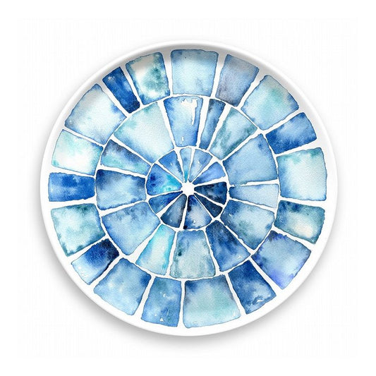 コースタルスカロップ ラウンドプレート 36cm ターホン TarHong メラミン食器 36cm 割れにくい おしゃれ 食洗機対応 パーティー 大皿 プラッター プレート お皿 可愛い 電子レンジ不可 食洗機対応(代引不可)