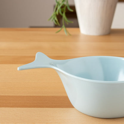 コースタルスカロップ フィッシュ型 ディップボウル 16cm アクア ターホン TarHong メラミン食器 16cm 割れにくい おしゃれ 食洗機対応 ボウル お皿 深皿 可愛い 電子レンジ不可 食洗機対応(代引不可)