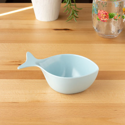 コースタルスカロップ フィッシュ型 ディップボウル 16cm アクア ターホン TarHong メラミン食器 16cm 割れにくい おしゃれ 食洗機対応 ボウル お皿 深皿 可愛い 電子レンジ不可 食洗機対応(代引不可)