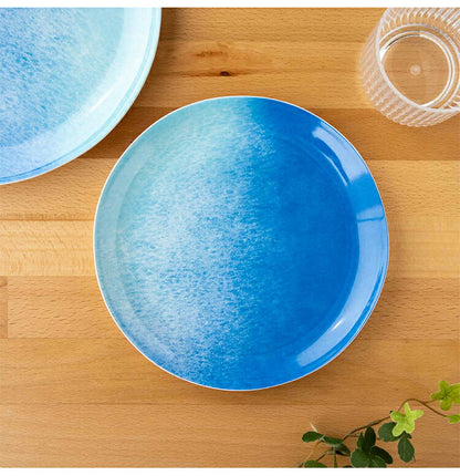 オセアニックオンブル 12点セット メラミン食器 割れにくい おしゃれ 食洗機対応 ボウル お皿 深皿 可愛い 電子レンジ不可 食洗機対応 食器セット プレート(代引不可)