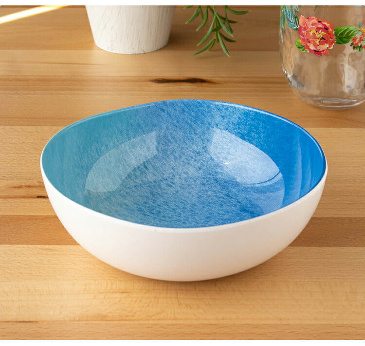 オセアニックオンブル 12点セット メラミン食器 割れにくい おしゃれ 食洗機対応 ボウル お皿 深皿 可愛い 電子レンジ不可 食洗機対応 食器セット プレート(代引不可)