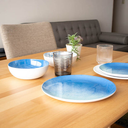 オセアニックオンブル サラダプレート 22cm ターホン TarHong メラミン食器 22cm 割れにくい おしゃれ 食洗機対応 プレート お皿 ワンプレート 可愛い 電子レンジ不可 食洗機対応(代引不可)