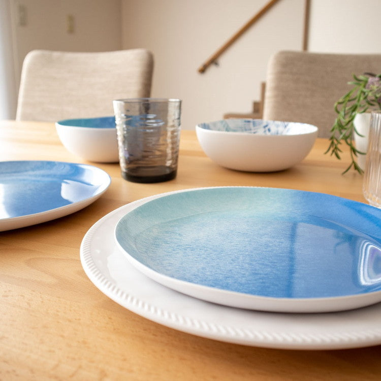 オセアニックオンブル ボウル 18cm ターホン TarHong メラミン食器 18cm 割れにくい おしゃれ 食洗機対応 ボウル お皿 深皿 可愛い 電子レンジ不可 食洗機対応(代引不可)