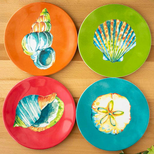 サンドバーブライト アペタイザープレートアソート(4枚セット) 17cm ターホン TarHong メラミン食器 17cm 割れにくい おしゃれ 食洗機対応 プレート お皿 ワンプレート 可愛い 4枚セット(代引不可)