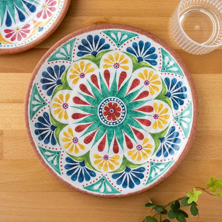 リオメダリオン ラウンドプラッター 36cm ターホン TarHong メラミン食器 36cm 割れにくい おしゃれ 食洗機対応 パーティー 大皿 プラッター プレート お皿 可愛い 電子レンジ不可 食洗機対応(代引不可)