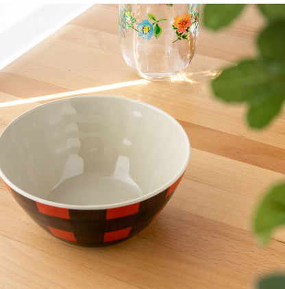 ヴィンテージ バッファローチェック レッド 13点セット メラミン食器 割れにくい おしゃれ 食洗機対応 ボウル お皿 可愛い 電子レンジ不可 食洗機対応 食器セット(代引不可)