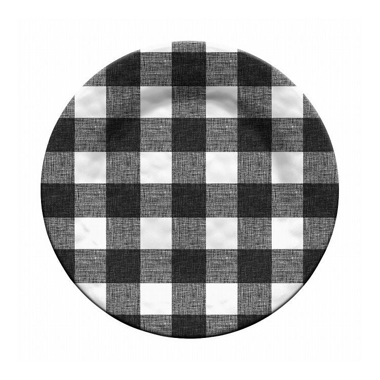 ヴィンテージ バッファローチェック ディナープレート 27cm ブラック ターホン TarHong メラミン食器 27cm 割れにくい おしゃれ 食洗機対応 プレート お皿 ワンプレート 大皿 可愛い(代引不可)
