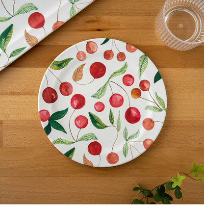 ベリーズ&チェリーズ 13点セット メラミン食器 割れにくい おしゃれ 食洗機対応 ボウル お皿 深皿 可愛い 電子レンジ不可 食洗機対応 食器セット プレート(代引不可)