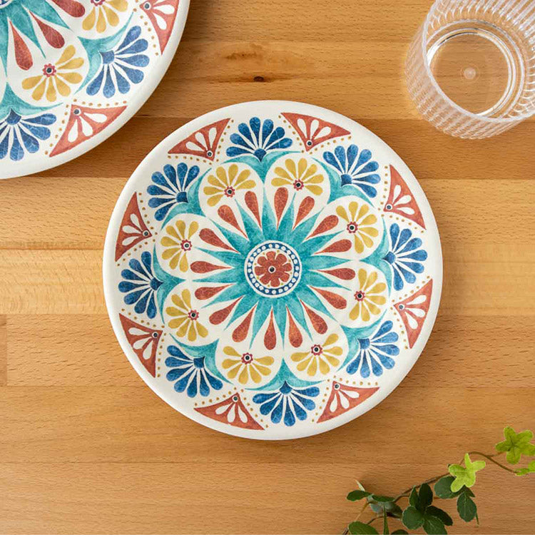 デザートリオ 8点セット メラミン食器 割れにくい おしゃれ 食洗機対応 ボウル お皿 深皿 可愛い 電子レンジ不可 食洗機対応 食器セット プレート(代引不可)