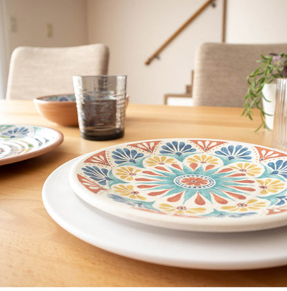 デザートリオ 14点セット メラミン食器 割れにくい おしゃれ 食洗機対応 ボウル お皿 深皿 可愛い 電子レンジ不可 食洗機対応 食器セット プレート(代引不可)