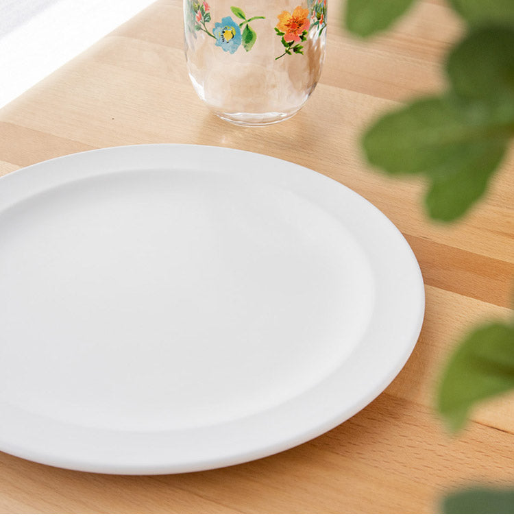 エッジマットホワイト 9点セット ターホン TarHong メラミン食器 割れにくい おしゃれ 食洗機対応 ボウル お皿 深皿 可愛い 電子レンジ不可 食洗機対応 ホワイト 食器セット プレート ボウル(代引不可)