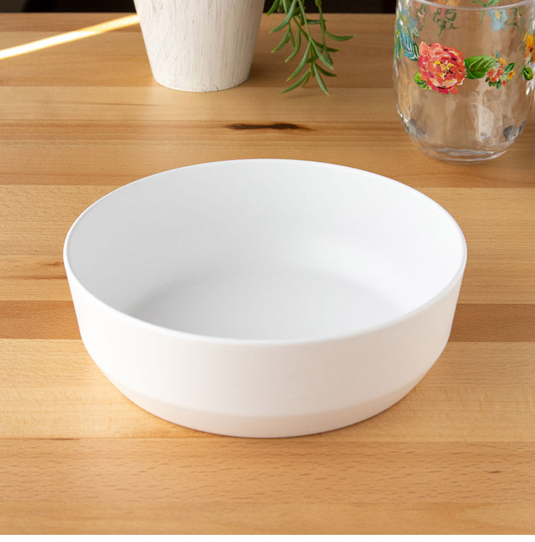 エッジマットホワイト 9点セット ターホン TarHong メラミン食器 割れにくい おしゃれ 食洗機対応 ボウル お皿 深皿 可愛い 電子レンジ不可 食洗機対応 ホワイト 食器セット プレート ボウル(代引不可)