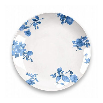 コテージブルーフローラル ディナープレート 27cm ターホン TarHong メラミン食器 27cm 割れにくい おしゃれ 食洗機対応 プレート お皿 ワンプレート 大皿 可愛い 電子レンジ不可 食洗機対応(代引不可)
