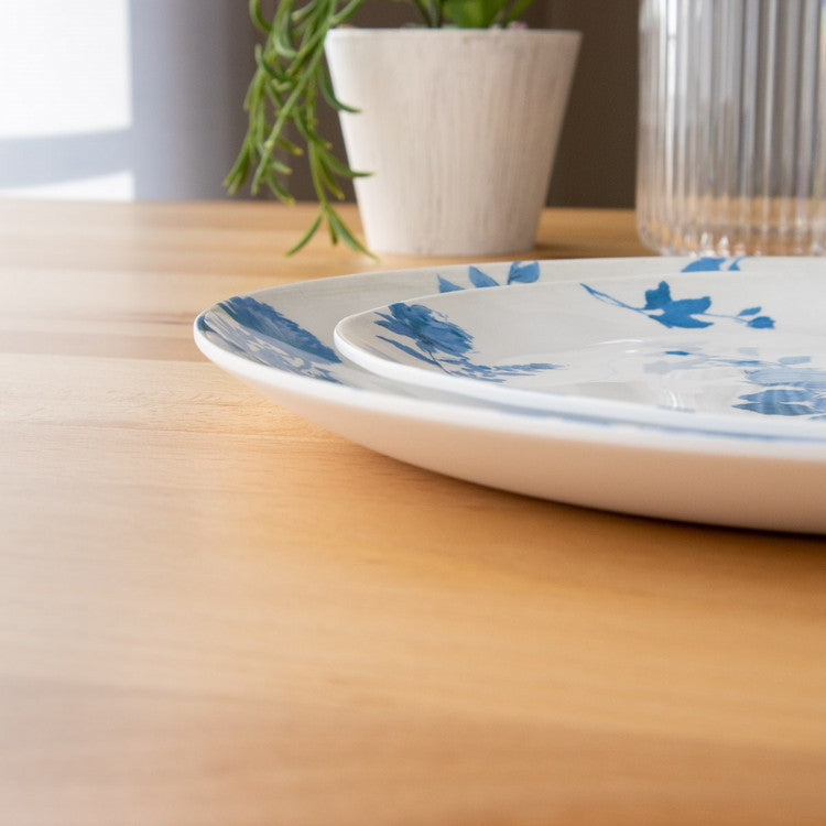 コテージブルーフローラル サラダプレート 21cm ターホン TarHong メラミン食器 21cm 割れにくい おしゃれ 食洗機対応 プレート お皿 ワンプレート 可愛い 電子レンジ不可 食洗機対応(代引不可)