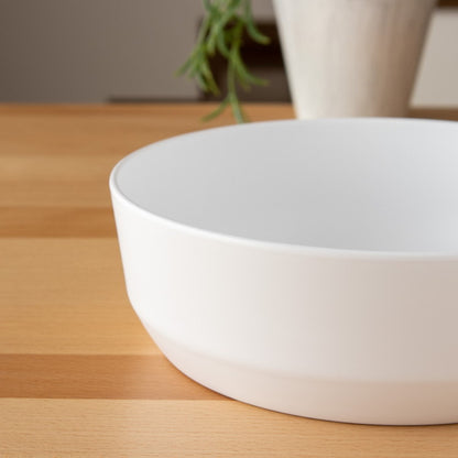 エッジマットホワイト ディナーボウル 19cm ターホン TarHong メラミン食器 19cm 割れにくい おしゃれ 食洗機対応 ボウル お皿 深皿 可愛い 電子レンジ不可 食洗機対応(代引不可)