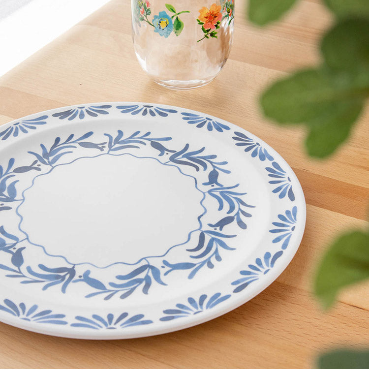 アズール 8点セット メラミン食器 割れにくい おしゃれ 食洗機対応 ボウル お皿 深皿 可愛い 電子レンジ不可 食洗機対応 食器セット プレート(代引不可)