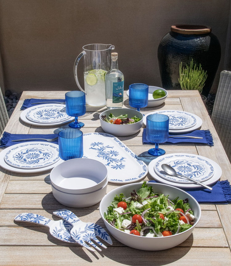 アズール ディナーボウル 18cm ターホン TarHong メラミン食器 19cm 割れにくい おしゃれ 食洗機対応 ボウル お皿 深皿 可愛い 電子レンジ不可 食洗機対応(代引不可)