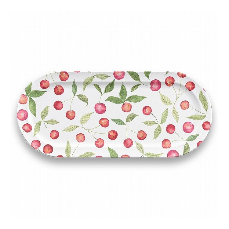 ベリーズ&チェリーズ プラッター 45cm ターホン TarHong メラミン食器 45cm 割れにくい おしゃれ 食洗機対応 パーティー 大皿 プラッター プレート お皿 可愛い 電子レンジ不可 食洗機対応(代引不可)