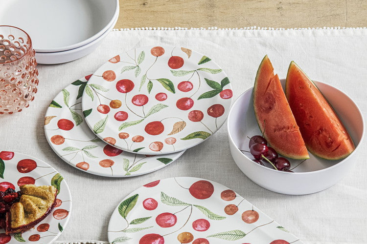 ベリーズ&チェリーズ プラッター 45cm ターホン TarHong メラミン食器 45cm 割れにくい おしゃれ 食洗機対応 パーティー 大皿 プラッター プレート お皿 可愛い 電子レンジ不可 食洗機対応(代引不可)