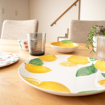 ベリーズ&チェリーズ サラダプレート 21cm ターホン TarHong メラミン食器 22cm 割れにくい おしゃれ 食洗機対応 プレート お皿 ワンプレート 可愛い 電子レンジ不可 食洗機対応(代引不可)