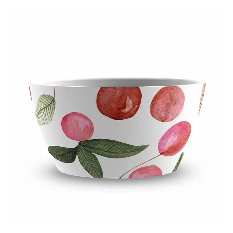 ベリーズ&チェリーズ デザートボウル 12cm ターホン TarHong メラミン食器 12cm 割れにくい おしゃれ 食洗機対応 ボウル お皿 深皿 可愛い 電子レンジ不可 食洗機対応(代引不可)