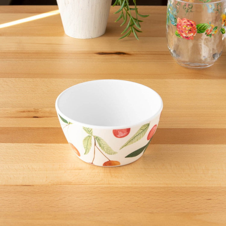 ベリーズ&チェリーズ デザートボウル 12cm ターホン TarHong メラミン食器 12cm 割れにくい おしゃれ 食洗機対応 ボウル お皿 深皿 可愛い 電子レンジ不可 食洗機対応(代引不可)