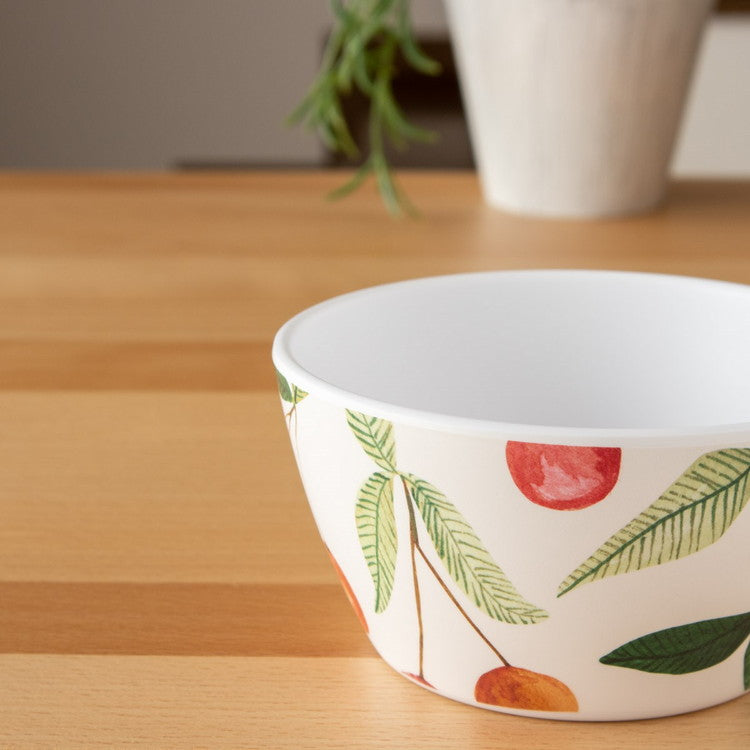 ベリーズ&チェリーズ デザートボウル 12cm ターホン TarHong メラミン食器 12cm 割れにくい おしゃれ 食洗機対応 ボウル お皿 深皿 可愛い 電子レンジ不可 食洗機対応(代引不可)