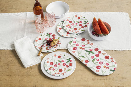 ベリーズ&チェリーズ デザートボウル 12cm ターホン TarHong メラミン食器 12cm 割れにくい おしゃれ 食洗機対応 ボウル お皿 深皿 可愛い 電子レンジ不可 食洗機対応(代引不可)