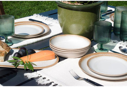 カーメル リアクティブ ディナープレート 27cm DN24084982 ABODE Homeware マージ(メラミン樹脂/バンブーファイバー) 26.7×26.7×2.3cm 0~100℃ 食洗機対応 自然由来成分(代引不可)