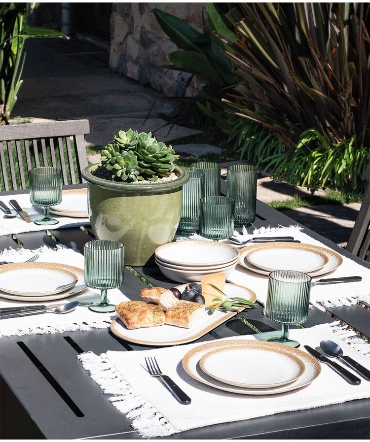 カーメル リアクティブ ディナープレート 27cm DN24084982 ABODE Homeware マージ(メラミン樹脂/バンブーファイバー) 26.7×26.7×2.3cm 0~100℃ 食洗機対応 自然由来成分(代引不可)