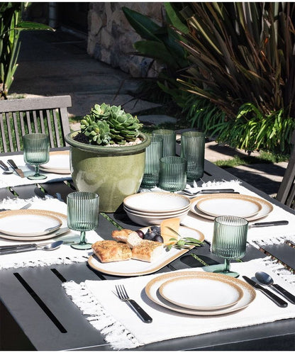 カーメル リアクティブ サラダプレート 20cm DN24085088 ABODE Homeware マージ(メラミン樹脂/バンブーファイバー) 20.3×20.3×1.8cm 0~100℃ 食洗機対応 自然由来成分(代引不可)