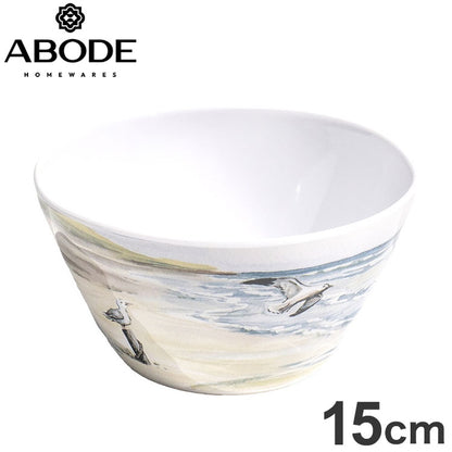 バイ ザ ショア シリアルボウル 15cm DN24085484 ABODE Homeware メラミン樹脂 15.1×15.1×7.9cm 828ml 0~100℃ 食洗機対応 軽量 割れにくい 水彩画(代引不可)